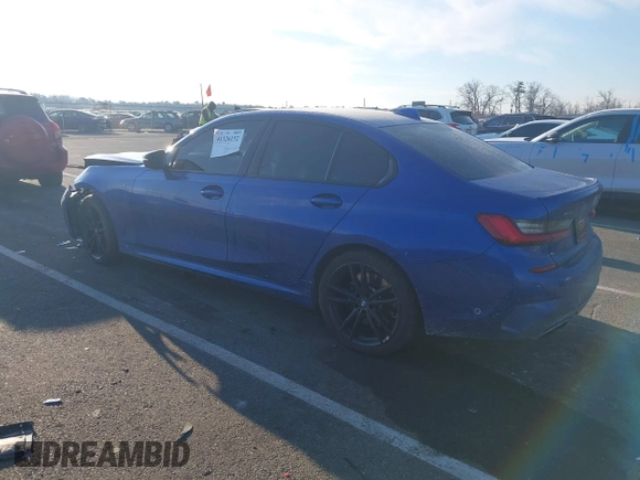 2020 BMW 3 Series M340i xDrive with VIN WBA5U9C04LFH45166, listed as a IAAI auction lot 41326152 with 37,746 mi miles and . Bid and sale history available at DreamBid. Image 3.