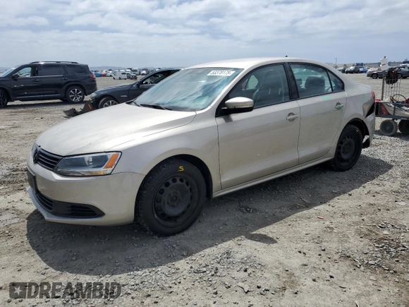 2014 Volkswagen Jetta Sedan SE with VIN 3VWD17AJ5EM241617, listed as a Copart auction lot 53378175 with 110,093 mi miles and Salvage Title. Bid and sale history available at carsss.com. Image 1.