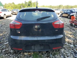2014 Kia Rio LX with VIN KNADM5A35E6406188, listed as a Copart auction lot 60155034 with 119,789 mi miles and Salvage Title. Bid and sale history available at carsss.com. Image 6.
