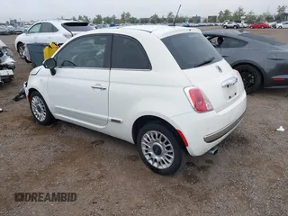 2012 FIAT 500 Lounge with VIN 3C3CFFCR9CT120173, listed as a IAAI auction lot 42438907 with 154,151 mi miles and . Bid and sale history available at DreamBid. Image 3.