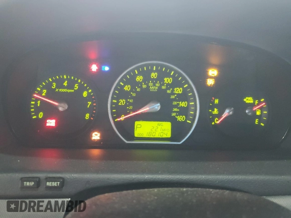 2006 Hyundai Sonata GLS with VIN 5NPEU46F66H022786, listed as a Copart auction lot 51565365 with 180,104 mi miles and Salvage Title. Bid and sale history available at DreamBid. Image 9.