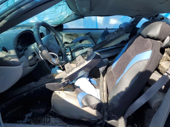 2003 Ford Mustang GT Deluxe with VIN 1FAFP42X23F321777, listed as a Copart auction lot 45707565 with 0 mi miles and Salvage Title. Bid and sale history available at carsss.com. Image 7.