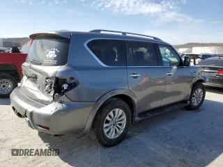 2020 Nissan Armada SL with VIN JN8AY2NC8LX517946, listed as a Copart auction lot 48800105 with 115,574 mi miles and Salvage Title. Bid and sale history available at carsss.com. Image 3.