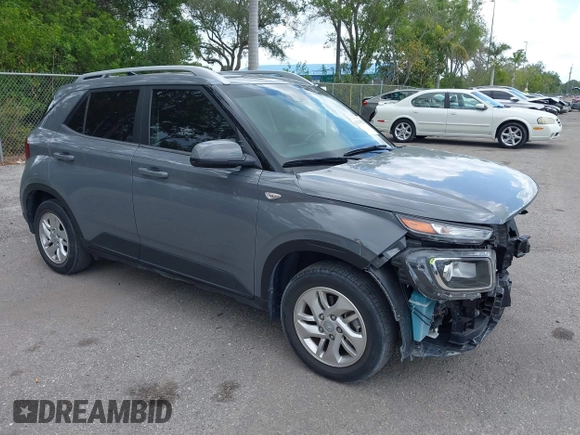 2020 Hyundai Venue SEL with VIN KMHRC8A36LU035740, listed as a IAAI auction lot 42147822 with 31,237 mi miles and . Bid and sale history available at DreamBid. Image 1.