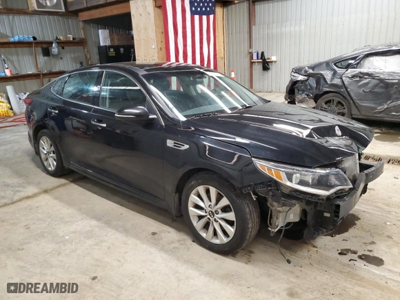 2018 Kia Optima LX with VIN 5XXGT4L3XJG236996, listed as a Copart auction lot 44536095 with 136,832 mi miles and Salvage Title. Bid and sale history available at carsss.com. Image 4.