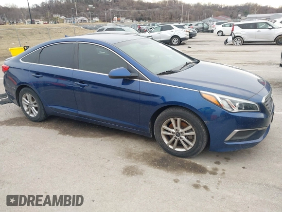 2017 Hyundai Sonata 2.4L with VIN 5NPE24AF6HH545788, listed as a IAAI auction lot 41549702 with 145,360 mi miles and . Bid and sale history available at carsss.com. Image 1.