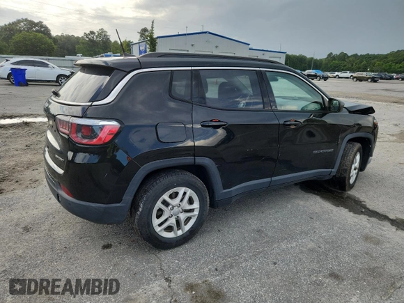 2019 Jeep Compass Sport z VIN 3C4NJCAB8KT615860, wystawiony jako Copart lot #60784545 z przebiegiem 109 592 mil mil oraz Szkoda całkowita • Salvage title. Historia ofert i sprzedaży dostępna na DreamBid. Obrazek 3.