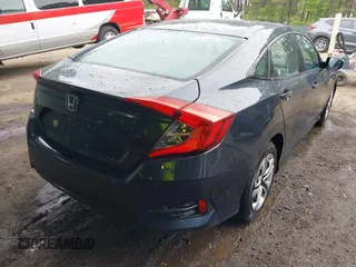 2016 Honda Civic Sedan LX with VIN 19XFC2F58GE009207, listed as a IAAI auction lot 42035280 with 76,052 mi miles. Bid and sale history available at carsss.com. Image 4.