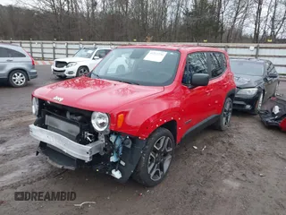 2020 Jeep Renegade Sport with VIN ZACNJAAB3LPL75076, listed as a IAAI auction lot 41213730 with 34,672 mi miles and . Bid and sale history available at carsss.com. Image 17.