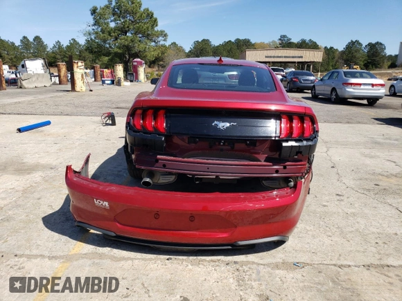 2021 Ford Mustang EcoBoost with VIN 1FA6P8TH2M5146422, listed as a Copart auction lot 45316453 with 13,530 mi miles and . Bid and sale history available at DreamBid. Image 6.