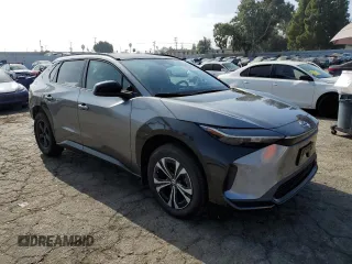 2024 Toyota bZ4X XLE with VIN JTMAAAAAXRA032394, listed as a Copart auction lot 69088814 with 8,184 mi miles and Salvage Title. Bid and sale history available at carsss.com. Image 4.