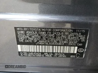 2016 Lexus GS 200t with VIN JTHBA1BL6GA000803, listed as a Copart auction lot 60727795 with 93,410 mi miles and Salvage title. Bid and sale history available at DreamBid. Image 12.