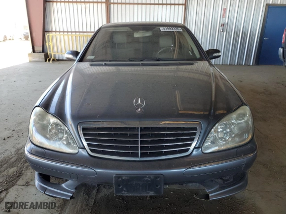 2006 Mercedes-Benz S-Class 5.0L with VIN WDBNG75J06A469005, listed as a Copart auction lot 41892335 with 0 mi miles and Clean Title. Bid and sale history available at carsss.com. Image 5.