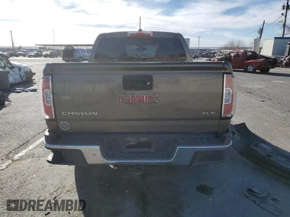2015 GMC Canyon 2WD SLE with VIN 1GTG5BE35F1215066, listed as a Copart auction lot 45412685 with 115,880 mi miles and Salvage Title. Bid and sale history available at carsss.com. Image 6.