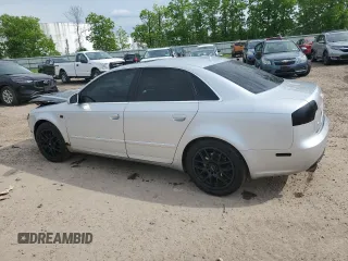 2006 Audi A4 2.0T z VIN WAUDF78E36A241737, wystawiony jako Copart lot #58998955 z przebiegiem 108 056 mil mil oraz Szkoda całkowita • Salvage title. Historia ofert i sprzedaży dostępna na DreamBid. Obrazek 2.