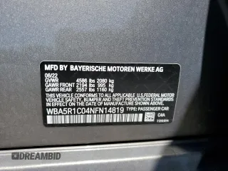 2022 BMW 3 Series 330i with VIN WBA5R1C04NFN14819, listed as a Copart auction lot 64467823 with 18,310 mi miles. Bid and sale history available at carsss.com. Image 13.
