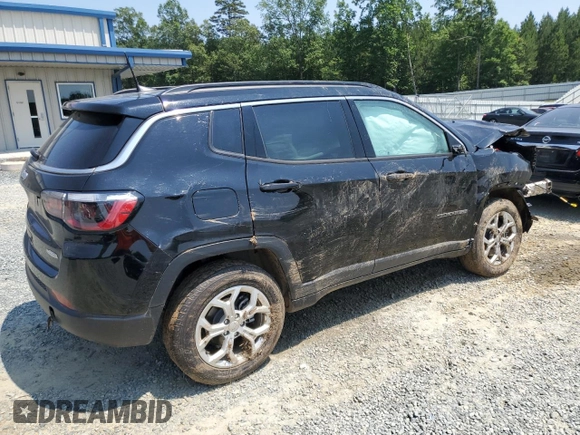 2024 Jeep Compass Latitude с VIN 3C4NJDBNXRT106913, выставлен на аукционе Copart как лот 59372845 с пробегом Не указан миль и Списание • Salvage title. История ставок и продаж доступна на DreamBid. Изображение 3.