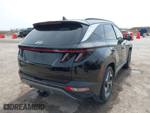 2024 Hyundai Tucson Limited with VIN 5NMJE3DE4RH346935, listed as a IAAI auction lot 41698807 with 13,774 mi miles. Bid and sale history available at carsss.com. Image 4.