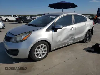 2015 Kia Rio LX with VIN KNADM4A33F6454705, listed as a Copart auction lot 76955904 with 157,078 mi miles and Salvage Title. Bid and sale history available at carsss.com. Image 1.