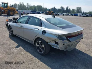 2023 Hyundai Elantra SEL with VIN 5NPLS4AG1PH089763, listed as a IAAI auction lot 42561384 with 37,173 mi miles and . Bid and sale history available at DreamBid. Image 3.