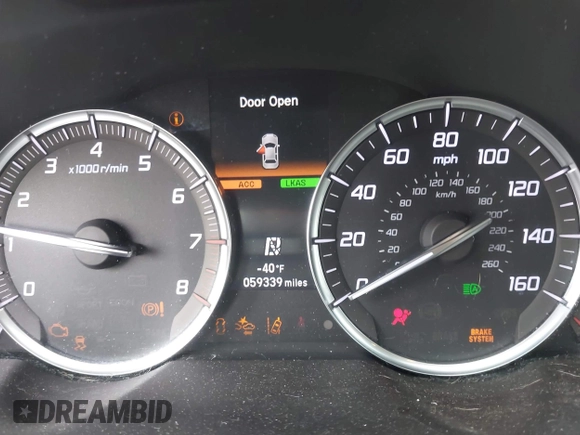 2020 Acura TLX with VIN 19UUB1F30LA011504, listed as a IAAI auction lot 42201683 with 59,939 mi miles and . Bid and sale history available at DreamBid. Image 7.