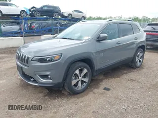2021 Jeep Cherokee Limited with VIN 1C4PJMDX6MD197524, listed as a IAAI auction lot 42264197 with 47,077 mi miles and . Bid and sale history available at DreamBid. Image 2.