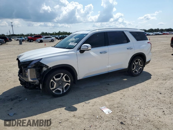 2023 Hyundai Palisade Limited z VIN KM8R54GE5PU607639, wystawiony jako Copart lot #71476294 z przebiegiem 44 390 mil mil oraz Nie do naprawy • Non repairable. Historia ofert i sprzedaży dostępna na DreamBid. Obrazek 1.