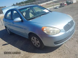2008 Hyundai Accent GLS with VIN KMHCN46C38U237153, listed as a IAAI auction lot 41707654 with 95,003 mi miles. Bid and sale history available at carsss.com. Image 1.