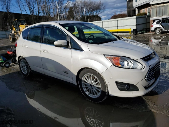 2014 Ford C-Max Energi SEL with VIN 1FADP5CU0EL500583, listed as a Copart auction lot 46593615 with 128,457 mi miles and Clean Title. Bid and sale history available at carsss.com. Image 4.
