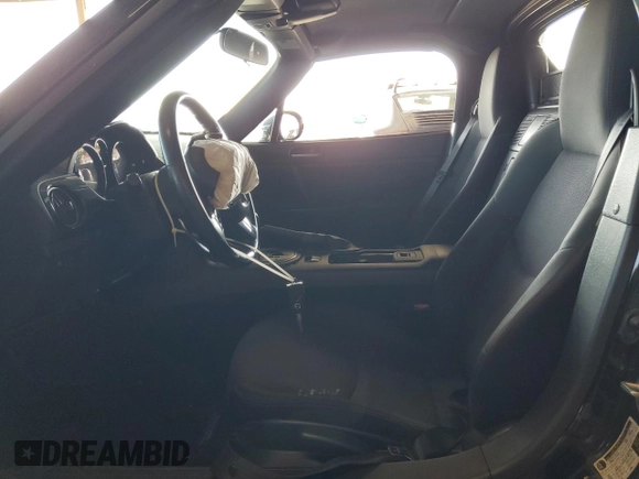2014 Mazda MX-5 Miata Club with VIN JM1NC2MF0E0235061, listed as a Copart auction lot 62741565 with 63,767 mi miles and Salvage title. Bid and sale history available at DreamBid. Image 7.