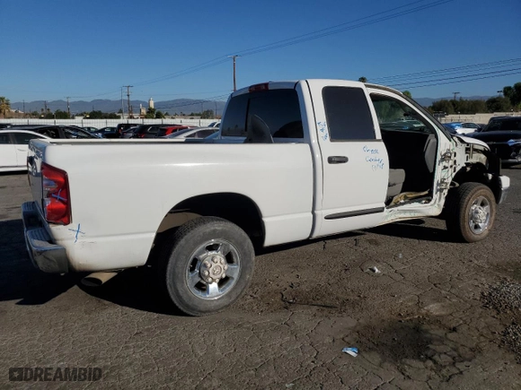 2007 Dodge Ram 2500 SLT with VIN 3D7KR28C77G740973, listed as a Copart auction lot 82017314 with 218,120 mi miles and Salvage Title. Bid and sale history available at carsss.com. Image 3.