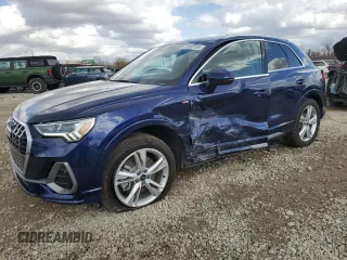 2023 Audi Q3 S line Premium Plus с VIN WA1EECF33P1037116, выставлен на аукционе Copart как лот 47653765 с пробегом 5 702 миль миль и Списание • Salvage title. История ставок и продаж доступна на DreamBid. Изображение 1.