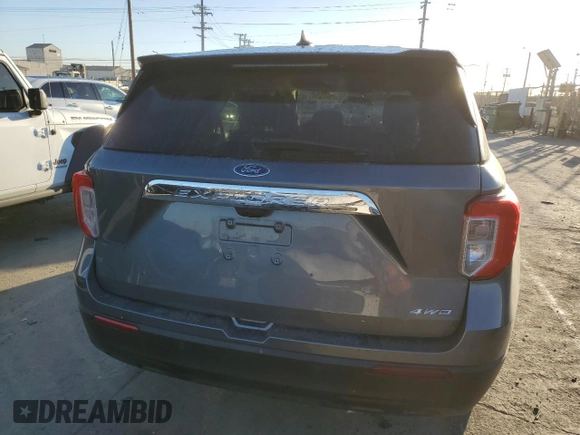2022 Ford Explorer with VIN 1FMSK8BH7NGC20170, listed as a Copart auction lot 77614674 with 26,896 mi miles and Salvage Title. Bid and sale history available at carsss.com. Image 6.
