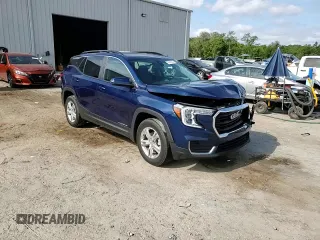 2022 GMC Terrain SLE with VIN 3GKALTEVXNL285189, listed as a Copart auction lot 54359335 with 55,682 mi miles and Non repairable. Bid and sale history available at DreamBid. Image 14.