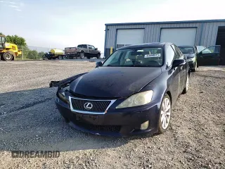 2009 Lexus IS 250 with VIN JTHCK262X92029131, listed as a Copart auction lot 63858915 with 129,451 mi miles and Salvage title. Bid and sale history available at DreamBid. Image 13.