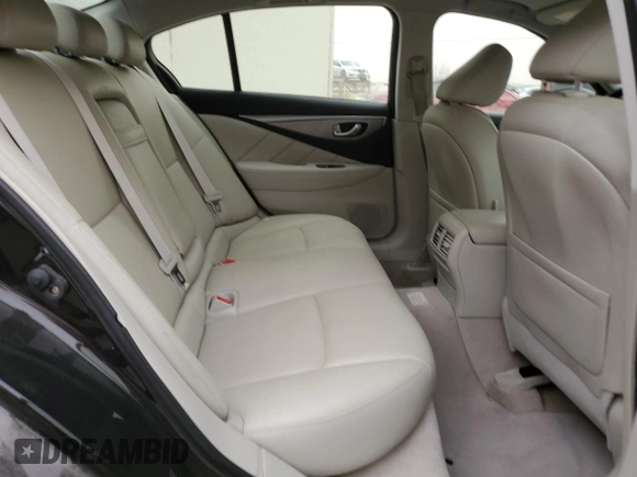 2014 Infiniti Q50 Sport with VIN JN1BV7AP4EM684889, listed as a Copart auction lot 47760535 with 83,528 mi miles and Salvage Title. Bid and sale history available at DreamBid. Image 10.