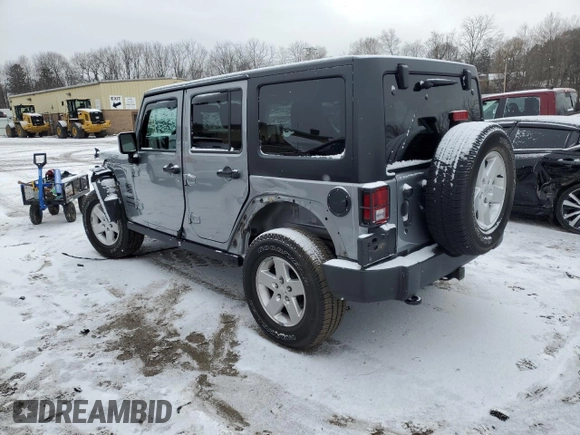 2018 Jeep Wrangler JK Unlimited Sport S with VIN 1C4BJWDG5JL891208, listed as a Copart auction lot 86626294 with 52,390 mi miles and Salvage Title. Bid and sale history available at carsss.com. Image 2.
