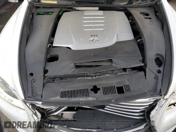 2014 Lexus LS 460 L with VIN JTHGL1EF3E5052370, listed as a Copart auction lot 80641254 with 69,493 mi miles and Salvage Title. Bid and sale history available at DreamBid. Image 11.