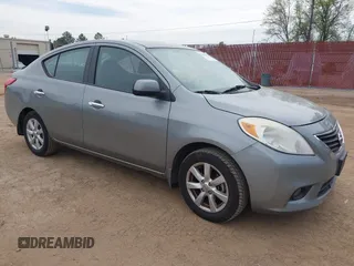 2012 Nissan Versa SV with VIN 3N1CN7APXCL888835, listed as a IAAI auction lot 41909493 with 132,377 mi miles. Bid and sale history available at carsss.com. Image 1.