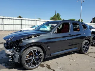 2021 BMW X3 M with VIN 5YMTS0C04M9H92362, listed as a Copart auction lot 55952494 with 18,626 mi miles and Salvage Title. Bid and sale history available at carsss.com. Image 1.