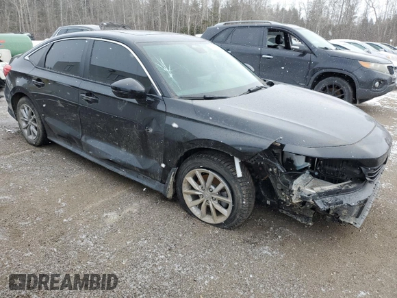 2024 Honda Civic Sedan EX with VIN 2HGFE2F36RH108514, listed as a Copart auction lot 41479905 with 12,278 mi miles and Salvage Title. Bid and sale history available at carsss.com. Image 4.