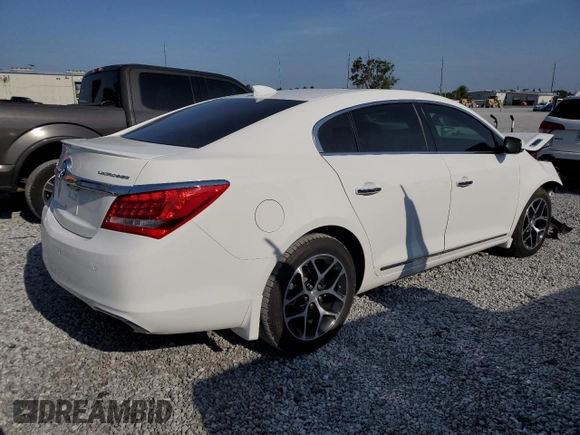 2016 Buick LaCrosse Sport Touring with VIN 1G4G45G3XGF172622, listed as a Copart auction lot 57595255 with 63,893 mi miles and Salvage title. Bid and sale history available at DreamBid. Image 3.