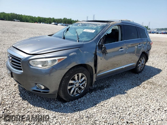 2015 Infiniti QX60 with VIN 5N1AL0MM8FC501858, listed as a Copart auction lot 54872445 with 175,937 mi miles and Salvage title. Bid and sale history available at DreamBid. Image 1.
