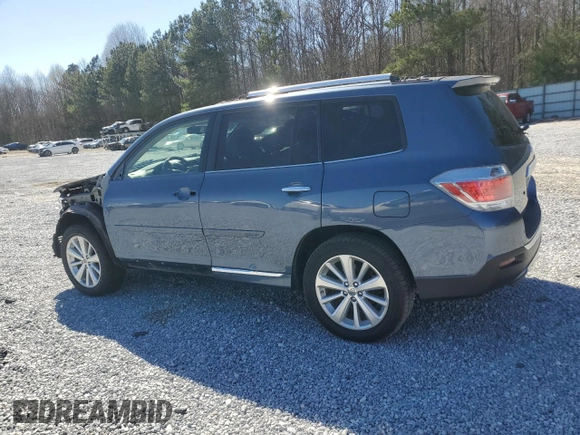 2013 Toyota Highlander Limited with VIN JTEDC3EH7D2017862, listed as a Copart auction lot 48812275 with 153,983 mi miles and Salvage title. Bid and sale history available at DreamBid. Image 2.