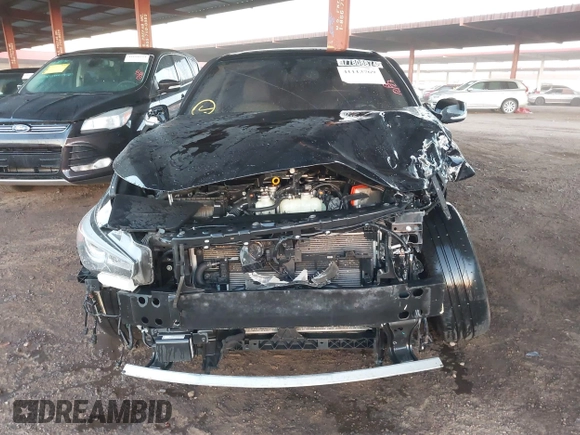 2019 Infiniti Q50 3.0t LUXE with VIN JN1EV7APXKM513587, listed as a IAAI auction lot 41113769 with 71,729 mi miles. Bid and sale history available at carsss.com. Image 12.