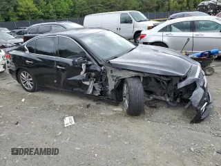 2017 Infiniti Q50 2.0t with VIN JN1CV7AP5HM642787, listed as a Copart auction lot 63081264 with 170,128 mi miles and Salvage Title. Bid and sale history available at carsss.com. Image 4.