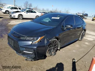 2021 Toyota Corolla SE with VIN 5YFS4MCE0MP088412, listed as a Copart auction lot 46090395 with 78,142 mi miles and Salvage Title. Bid and sale history available at carsss.com. Image 1.
