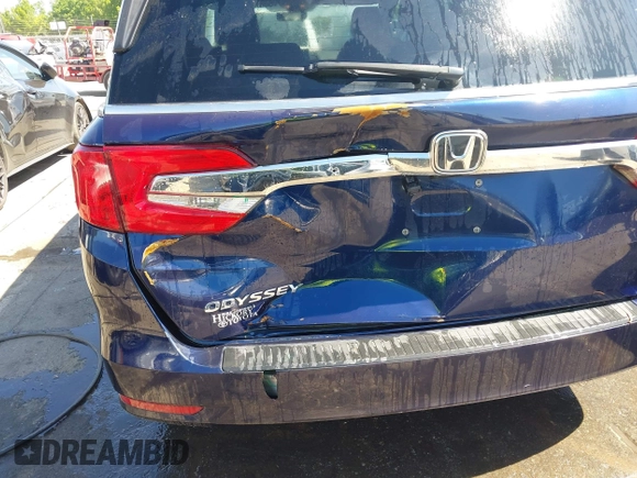 2019 Honda Odyssey EX-L with VIN 5FNRL6H78KB096922, listed as a IAAI auction lot 42008685 with 116,723 mi miles and . Bid and sale history available at DreamBid. Image 6.
