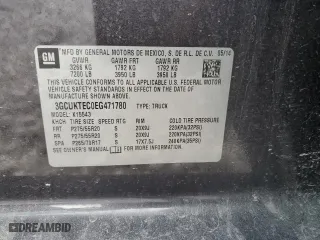 2014 Chevrolet Silverado 1500 High Country with VIN 3GCUKTEC0EG471780, listed as a Copart auction lot 38906224 with 143,591 mi miles and Salvage Title. Bid and sale history available at carsss.com. Image 13.
