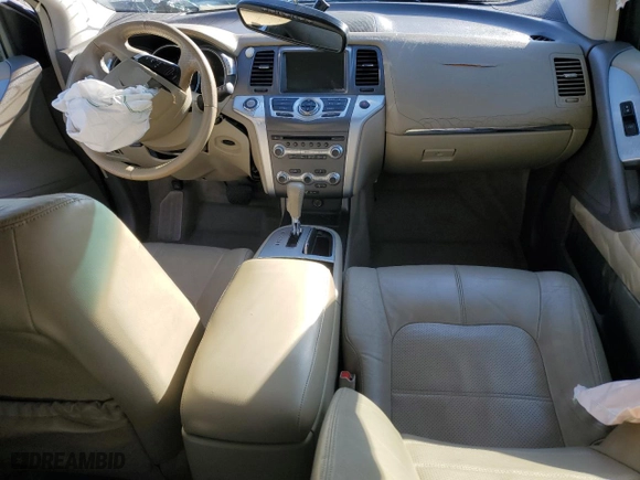 2012 Nissan Murano SL with VIN JN8AZ1MUXCW101419, listed as a Copart auction lot 42878515 with 0 mi miles and Salvage Title. Bid and sale history available at carsss.com. Image 8.